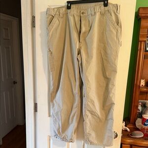 Carhartt Men's Khaki Cargo Pants - Light Tan